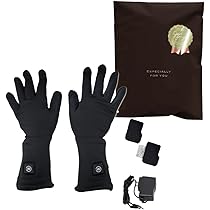 Amazon | [TWR] 【6ヶ月保証付】充電式 電熱ホットインナーグローブ